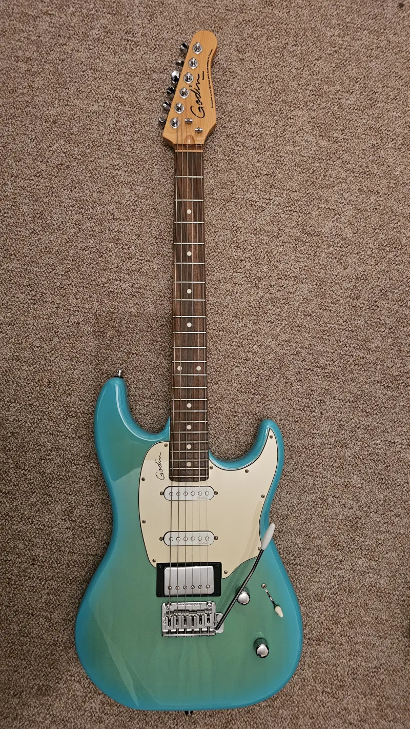 Godin Session Coral Blue Elektromos gitár Godin Session Coral Blue Elektromos gitár