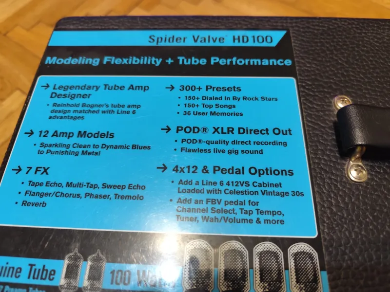 Line6 Spider Valve hd 100 tube amplifier Line6 Spider Valve hd 100 tube amplifier