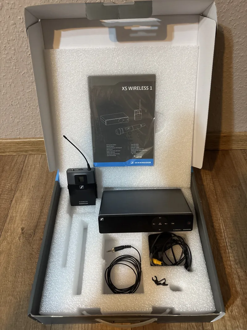 Sennheiser XS Wireless 1 Lavalier Set XSW 1-ME2 Vezeték nélküli mikrofon Sennheiser XS Wireless 1 Lavalier Set XSW 1-ME2 Vezeték nélküli mikrofon