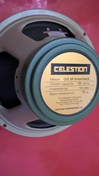 Celestion G12M Greenback 25W  16 ohm Lautsprecher - Orlik Zoltán [Today, 9:03 pm]