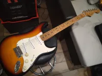 Fender MIM Stratocaster Elektromos gitár - RAWSILK [Ma, 16:46]