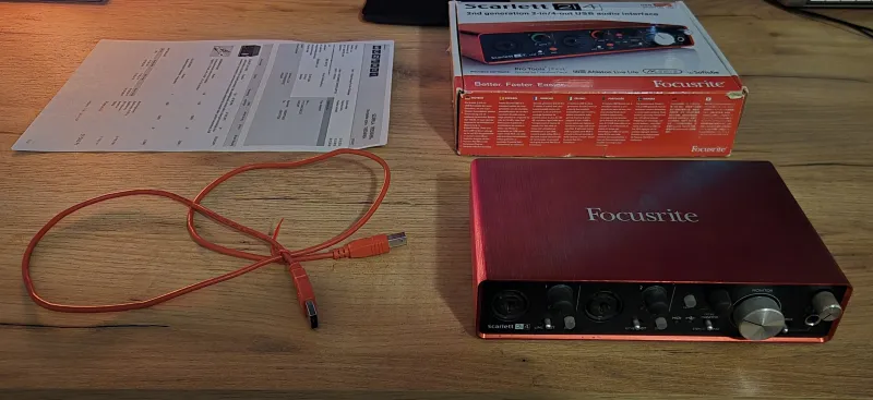 Focusrite Scarlett 2i4 2nd Gen External sound card