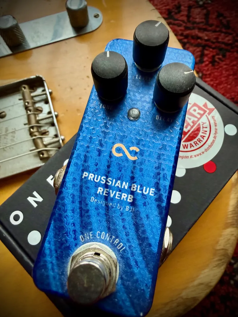 One Control Prussian Blue Reverb Effekt Pedal