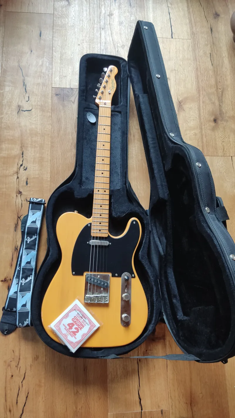 Squier Classic vibe 50s telecaster butterscotch blonde Elektromos gitár szett