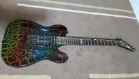 LTD ESP  Eclipse Custom 87 Rainbow Crackle MIK