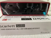 Focusrite Scarlett Solo Audio interface - Lakatos József [Tegnap, 10:25]