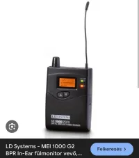 LD Systems MEI 1000 G2 Fülmonitor - Gurszki Máté [Ma, 13:15]