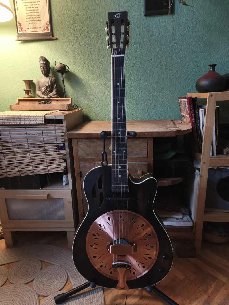 Ortega RRG40CE-DBK Rezonátoros gitár / Dobro