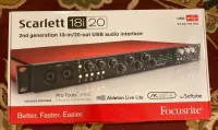 Focusrite Scarlett 18i20 2nd Gen USB External sound card - merk51 [Yesterday, 9:13 pm]