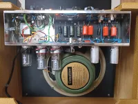 TAD 57 Custom Deluxe klón 5E3 Tweed nem Fender