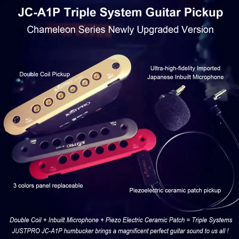 - Justpro JCA1P  Soundhole Pickup Acoustic guitar electronics