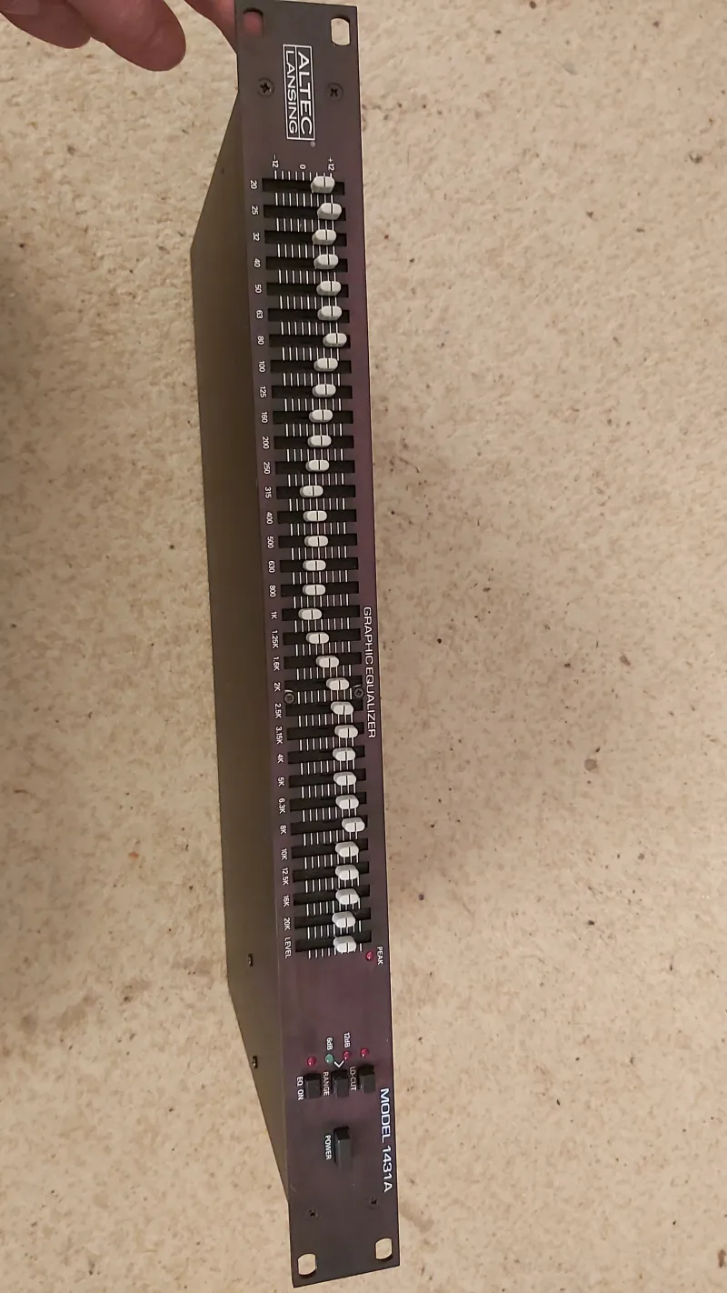 ALTO Altec Lansing model 1431a Equalizer