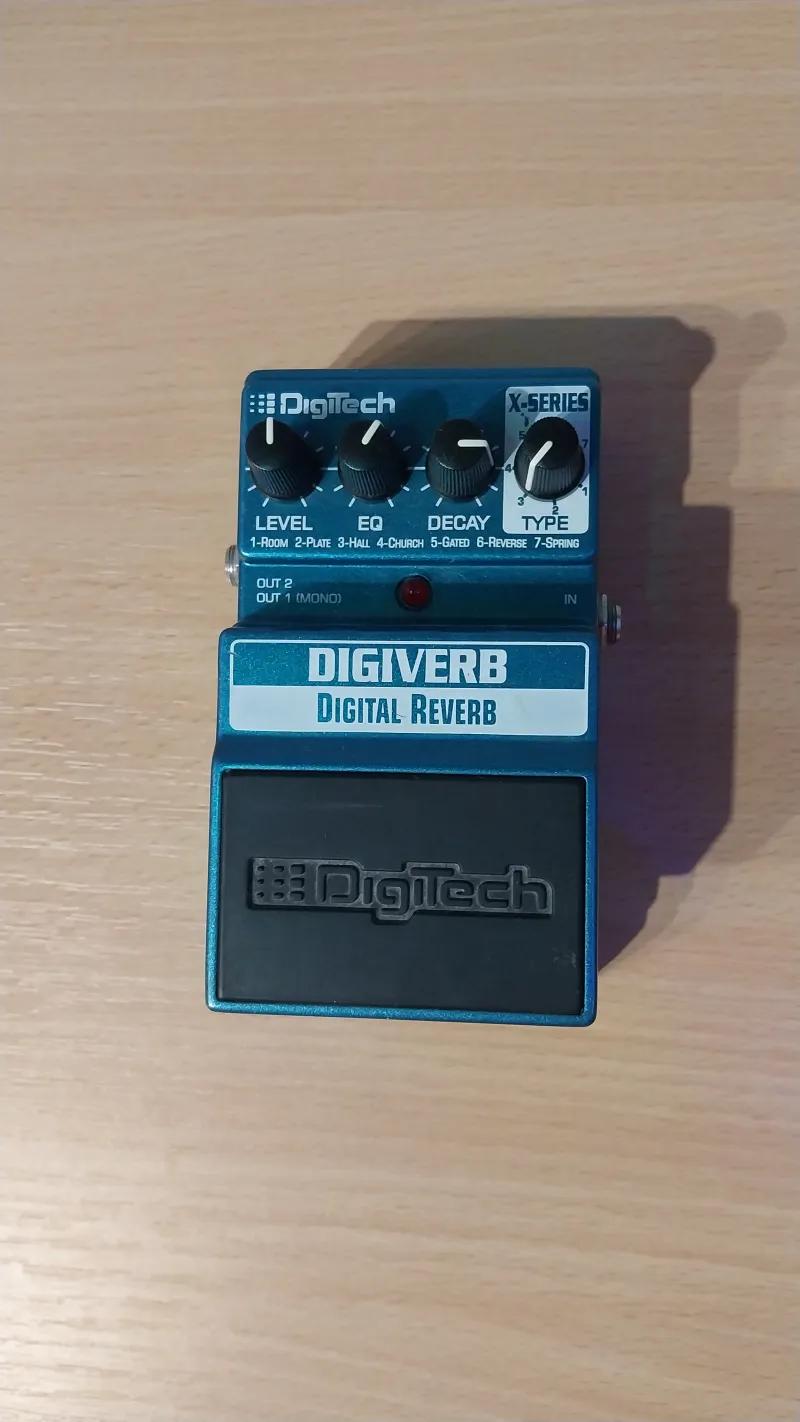 Digitech Digiverb X Series Reverb pedal
