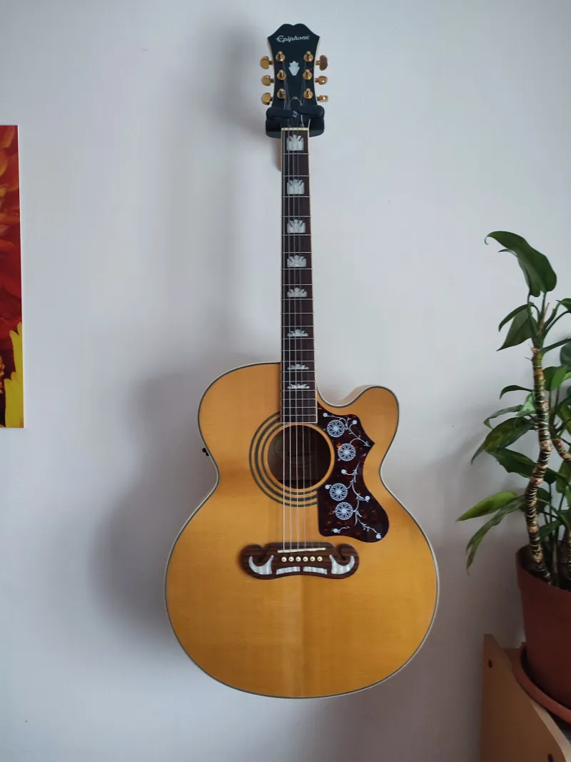 Epiphone J-200 Elektroakusztikus gitár