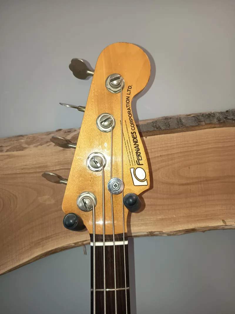 Fernandes Precision FPB 1981 japan Stone logo Basszusgitár