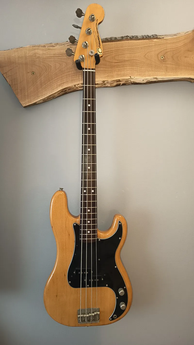 Fernandes Precision FPB 1981 japan Stone logo Basszusgitár