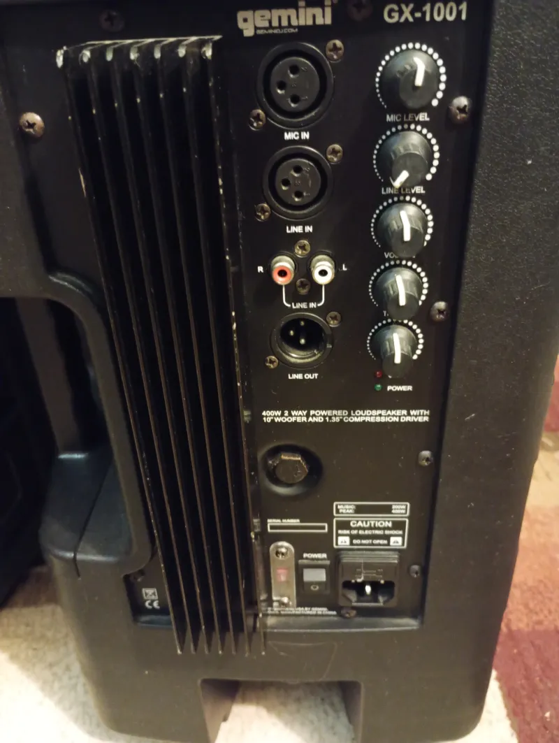 Gemini GX 1001 Aktív hangfal