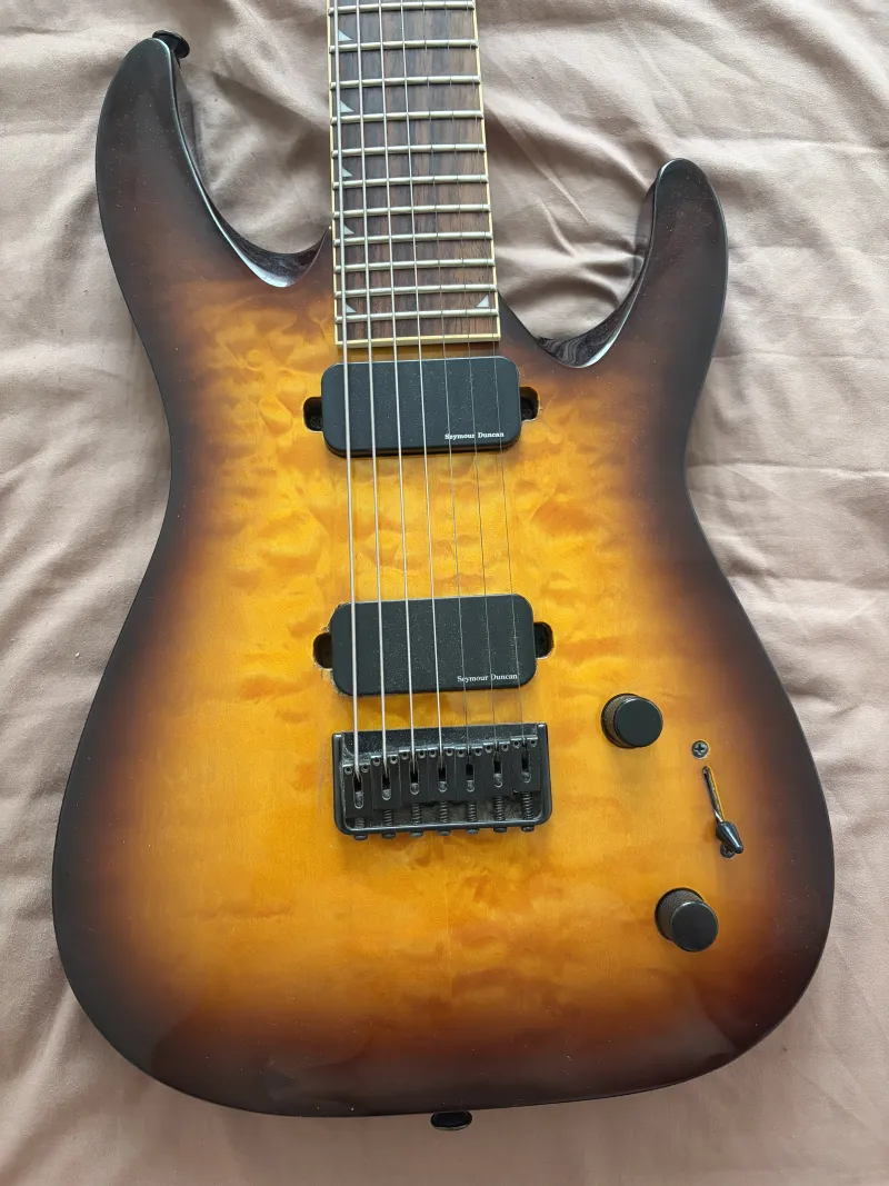 Jackson Js327+Seymour duncan blackout Electric guitar 7 strings
