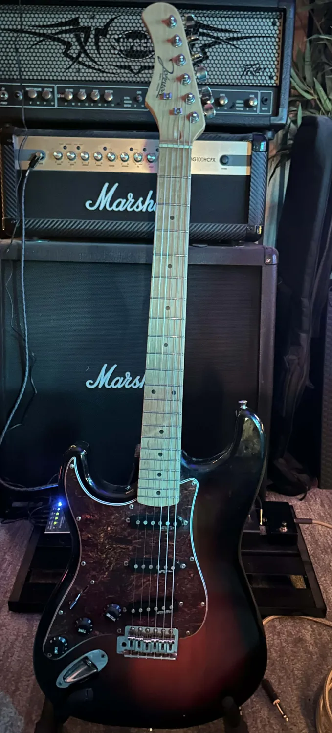 Johnson Stratocaster Balkezes elektromos gitár