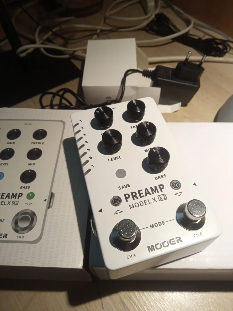 Mooer Preamp X2 Pedal de preamplificador