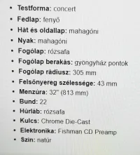 Fender CB-60SCE NAT Elektroakusztikus basszusgitár - Galambos Zsolt Tamás [2026.02.14. 14:05]