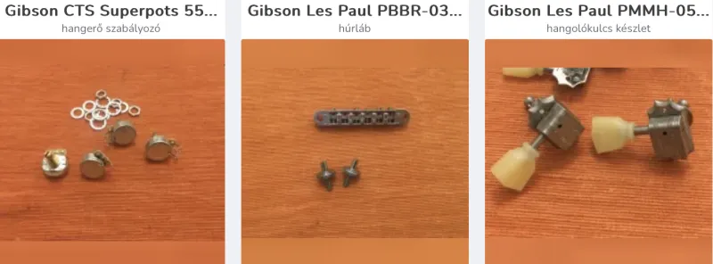 Gibson Les Paul Alkatrészek Guitarra eléctrica