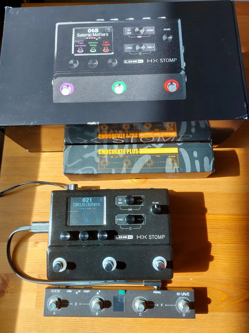 Line6 HX Stomp +kiegészítők Multiefekt