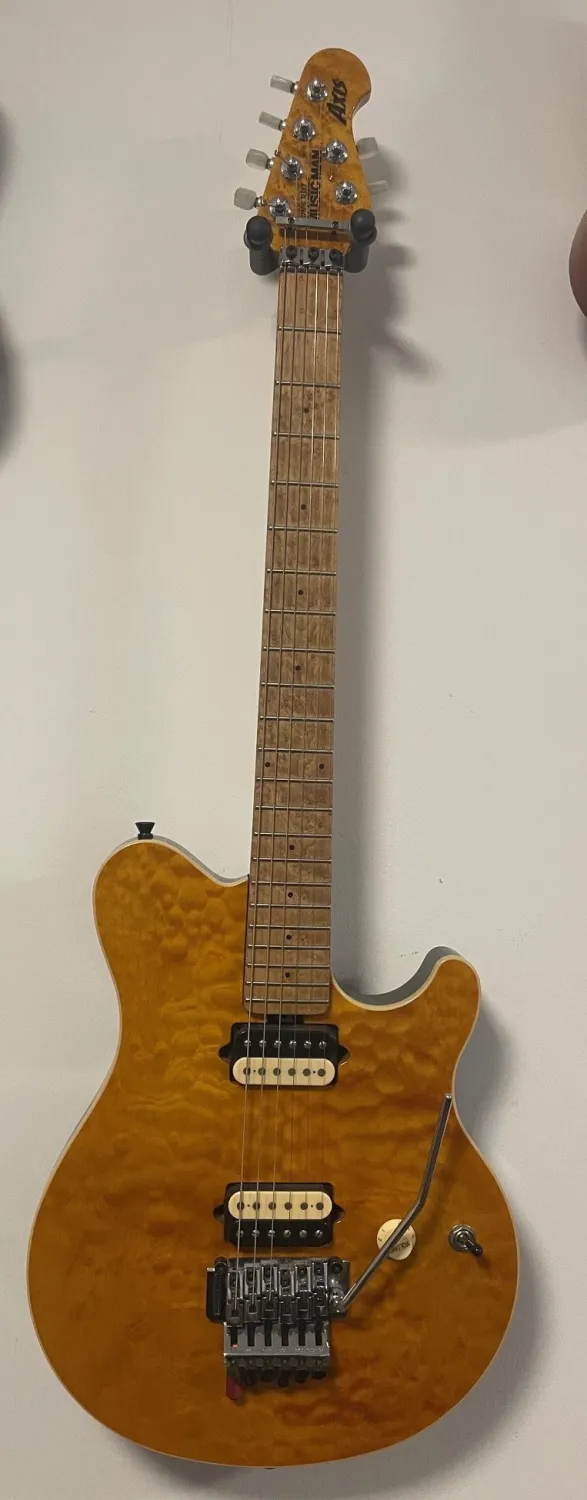 Music Man Axis Trans Gold Maple 1997 Guitarra eléctrica