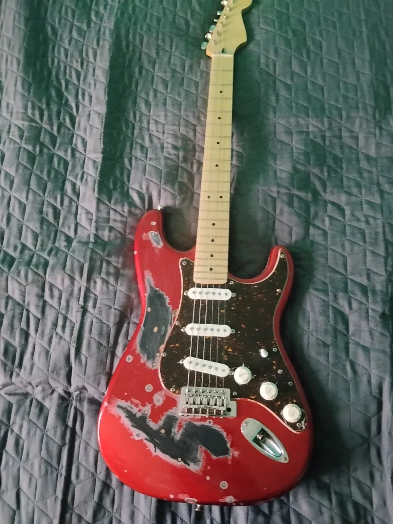 - ST strat relic gitár Elektromos gitár