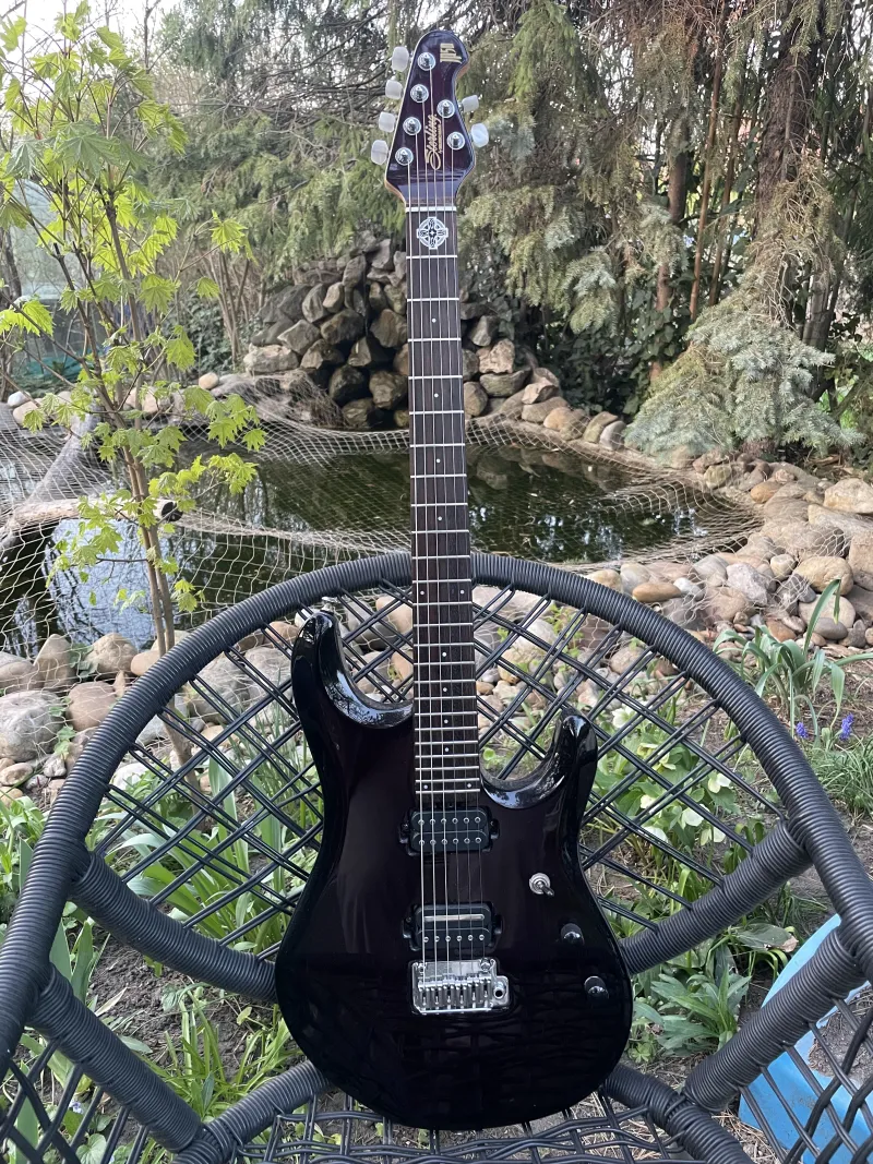 Sterling JP50 Pearl Red Burst E-Gitarre