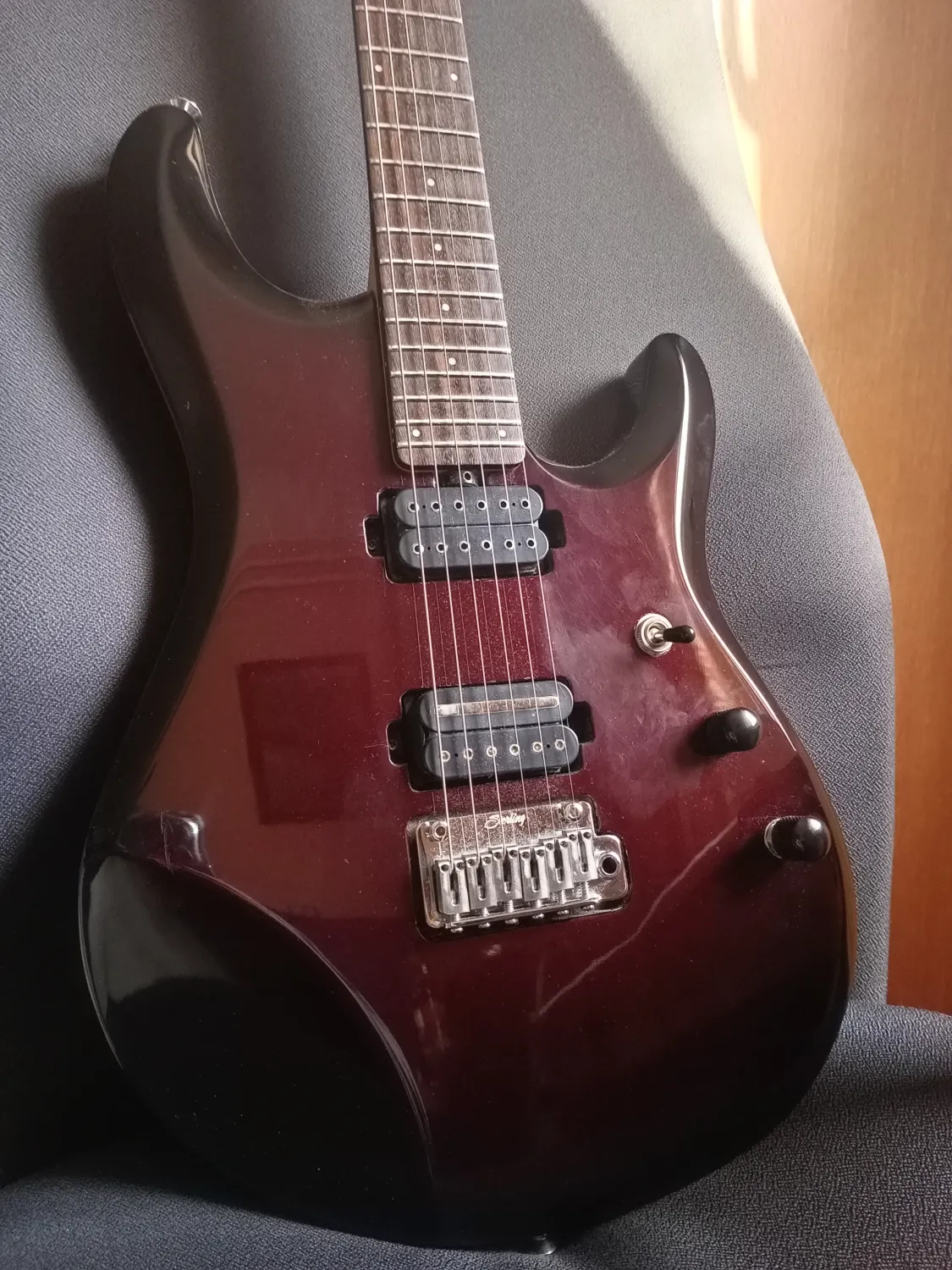Sterling JP50 Pearl Red Burst Elektromos gitár