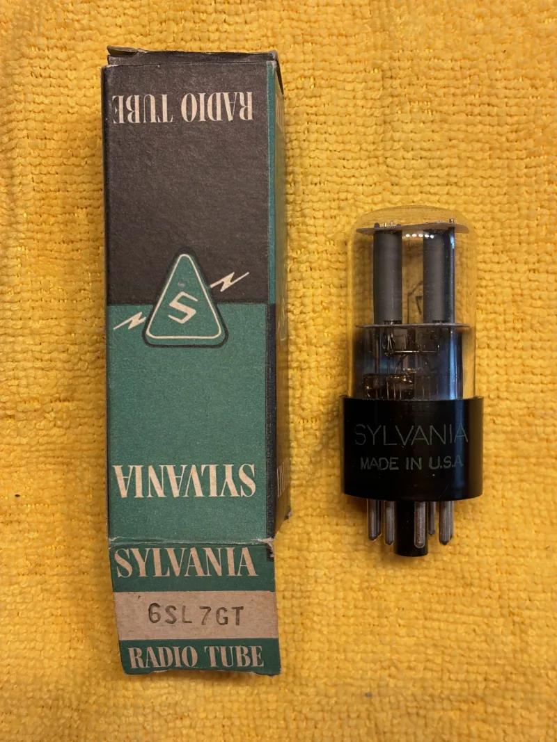 Sylvania 6SL7 GT NOS NIB Válvula electrónica