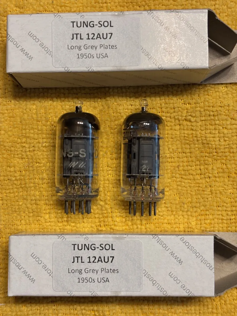 TUNG-SOL 12AU7 ECC82 NOS Kit de válvulas electrónicas