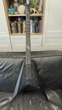 Solar Guitars V2.6FBB Baritone Flame Black Elektromos gitár - Pires [Ma, 13:31]