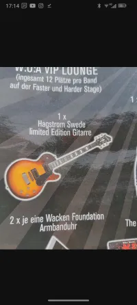 Hagström Hagstrom Swede limited edition guitar Electric guitar - Csizmadia Zsolt [Today, 11:18 am]