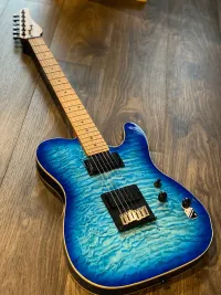 Schecter PT Pro Trans Blue Burst telecaster