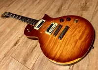 LTD EC-256 Distressed Honey Burst