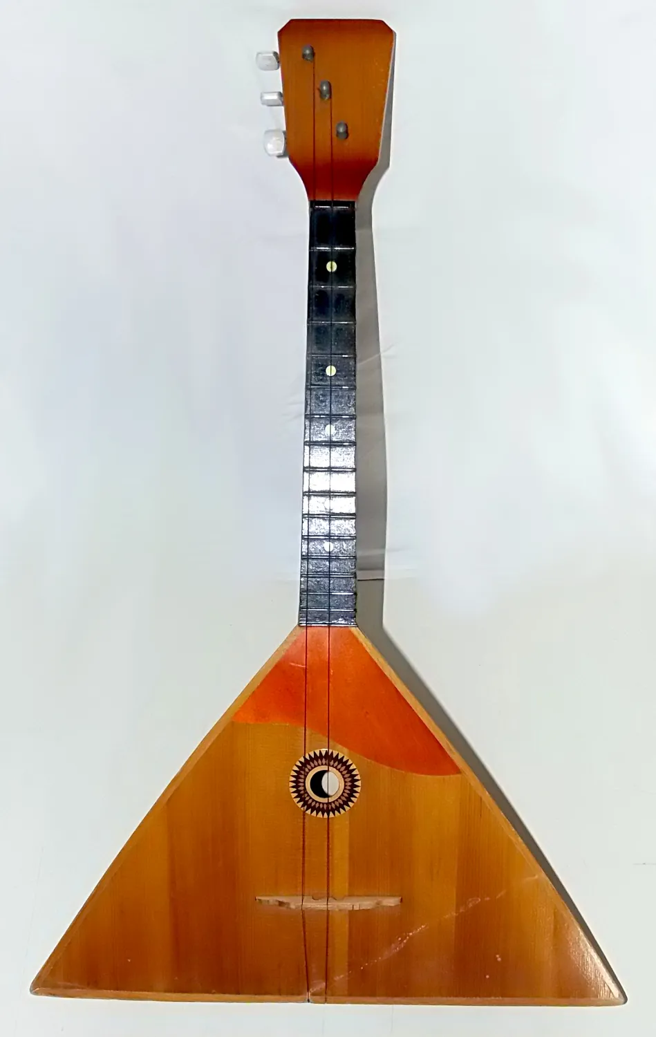 Egyedi készítésű 3 húros Balalajka