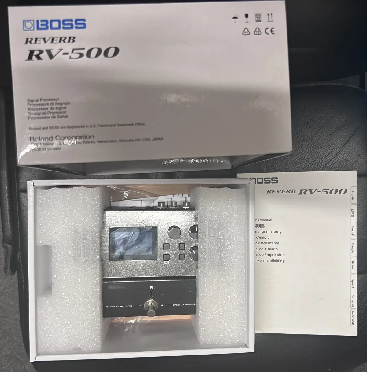 BOSS RV500 Effekt pedál
