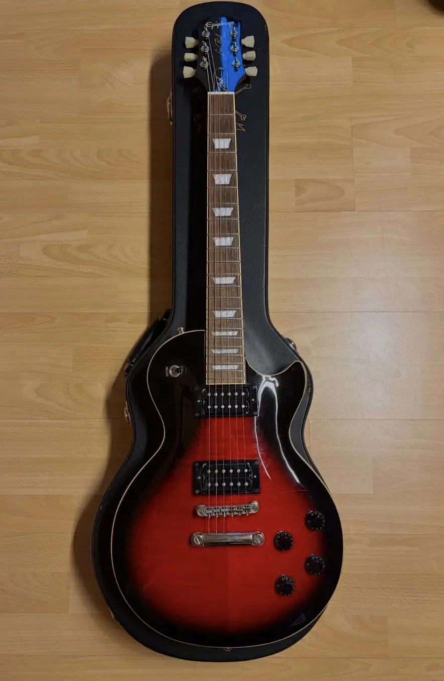 Epiphone Les Paul Slash Vermillion burst Elektromos gitár