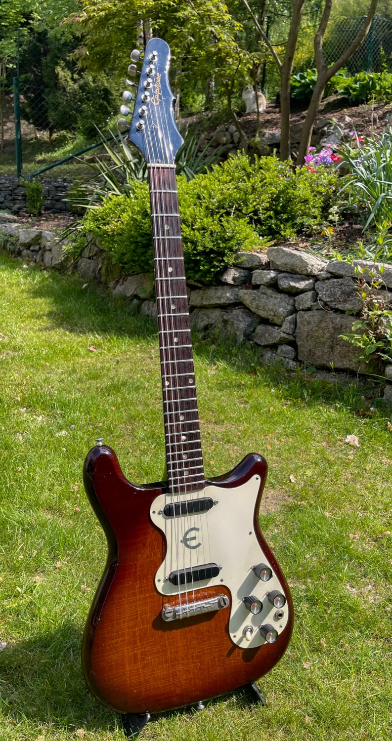 Epiphone Olympic Double model SB722D 1964 USA RARE VINTAGE Elektromos gitár