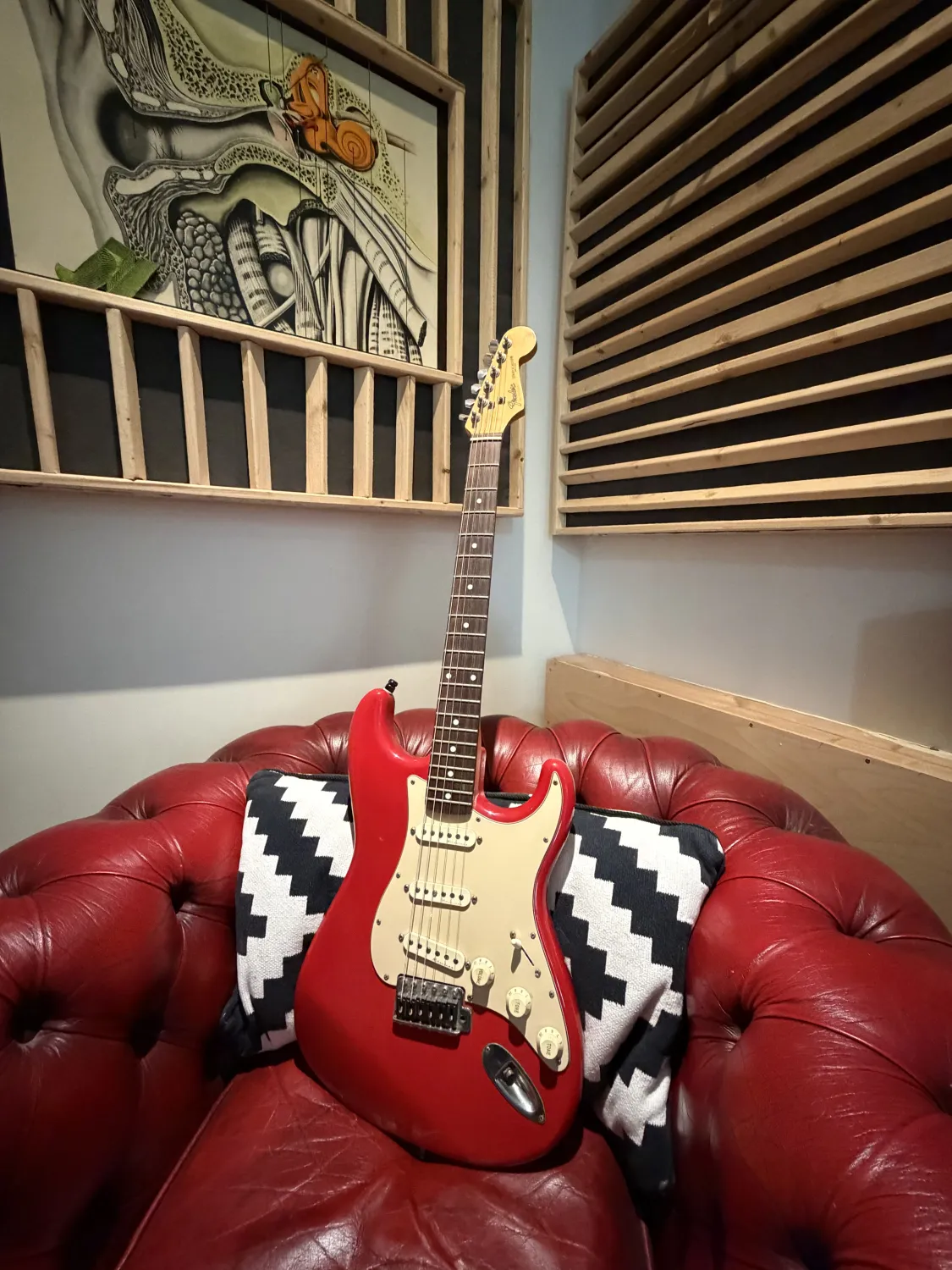 Fender Stratocaster Made In Japan 1989 Fiesta Red Electric guitar