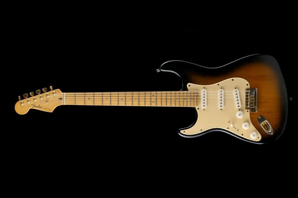 Fender USA  Stratocaster Anniversary 50 th Deluxe Balkezes elektromos gitár