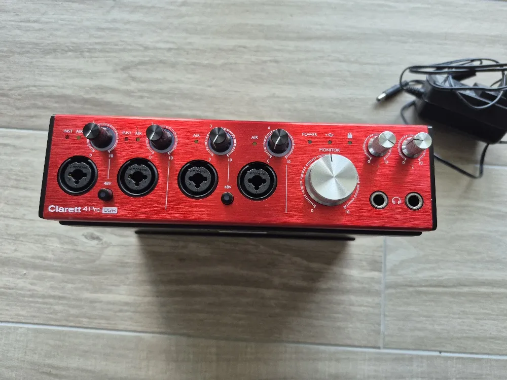 Focusrite Clarett 4-PRE USB-C External sound card
