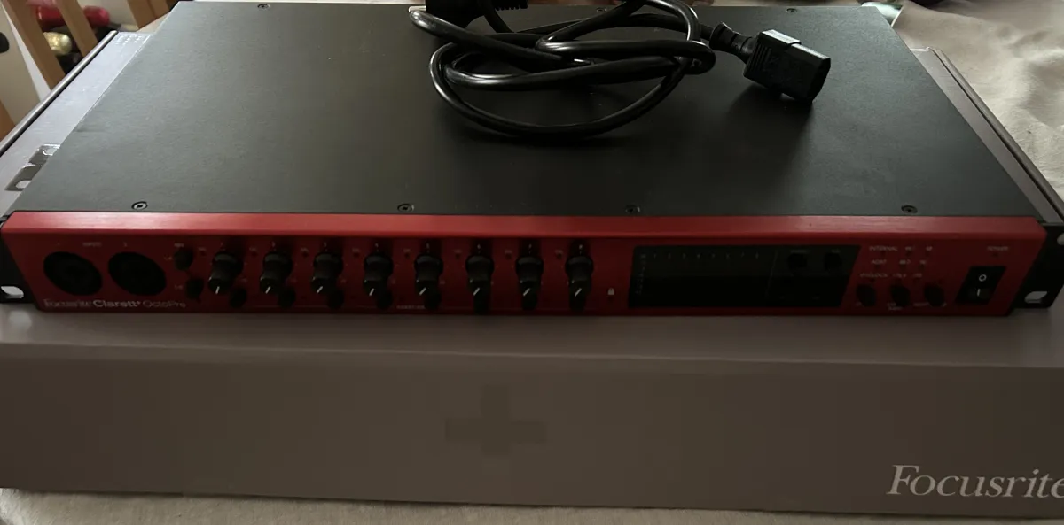 Focusrite Clarett+ OctoPre mikrofon előerősítő Preamp
