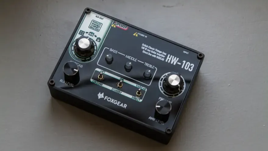 Foxgear HW-103 MiniAmp 100W FÉLÁRON Cabezal de amplificador de guitarra