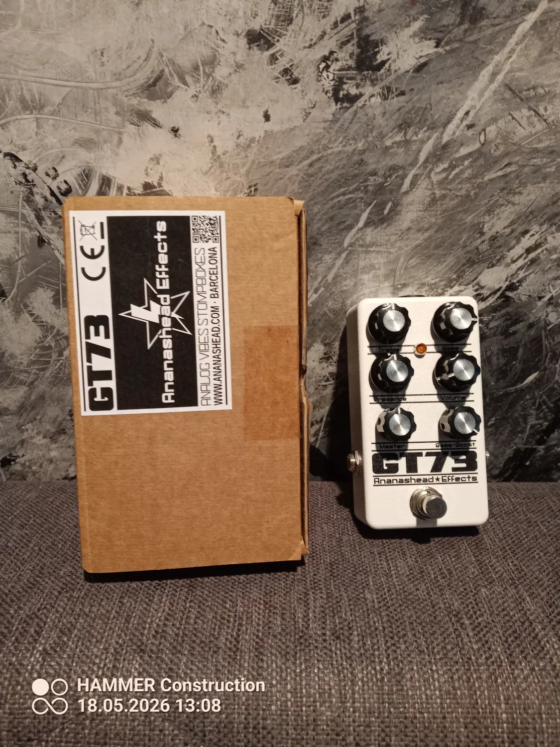 Handmade Ananashead GT73 Effekt pedál