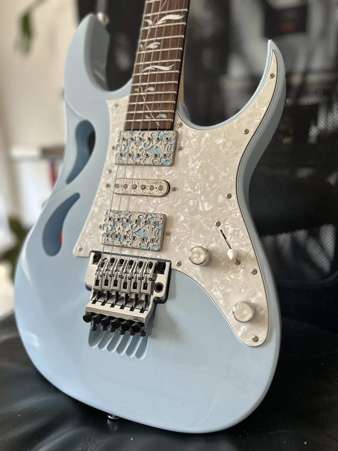 Ibanez PIA 3761 C Blue Powder Vadonatúj Elektromos gitár