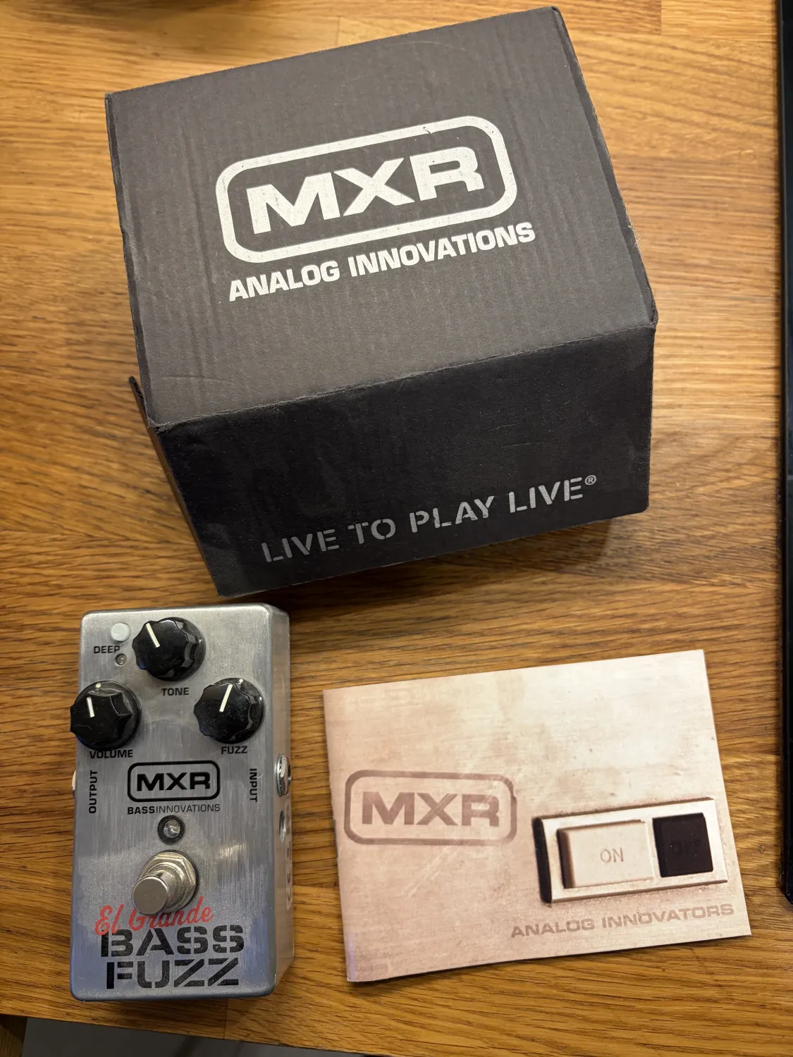 MXR M-182 El Grande fuzz Basspedal