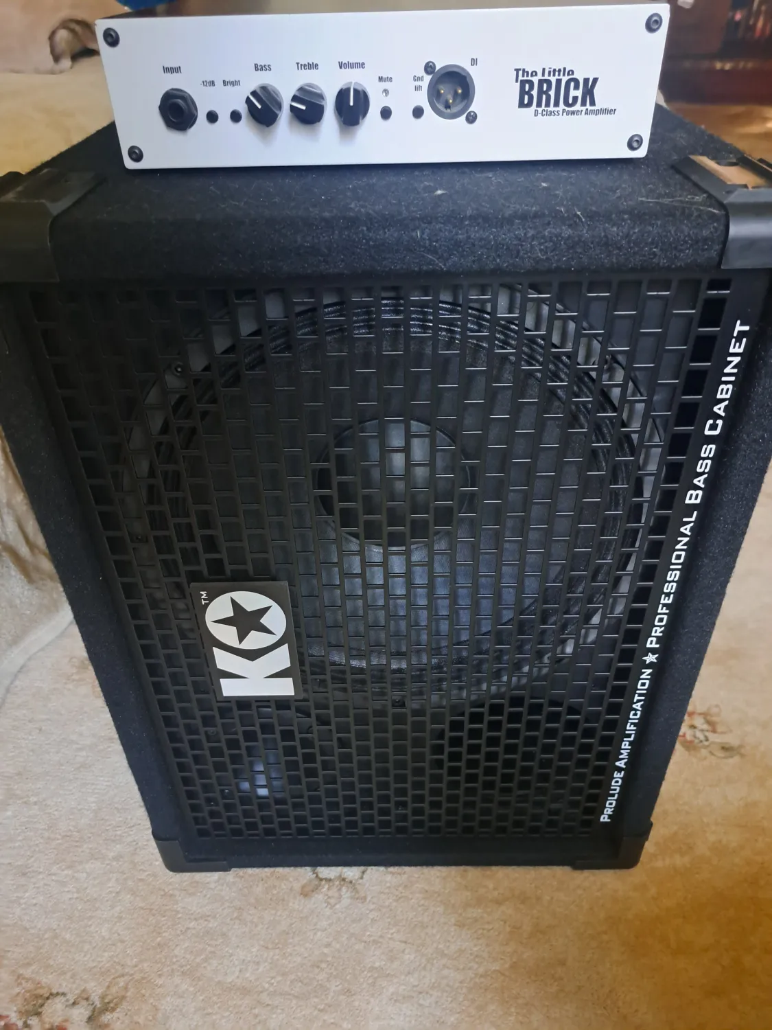 PROLUDE Little Brick 750 + KO112 Basszus fej és láda
